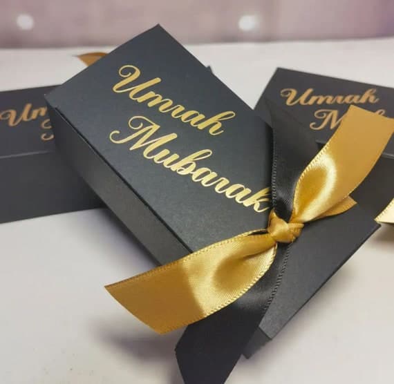 Umrah Mubarak Geschenkebox | Umrah Gift Box | Islamic Gift Set | Eid & Pilgrimage Favor | Muslim Gift | Ümre icin hediyelik kutusu