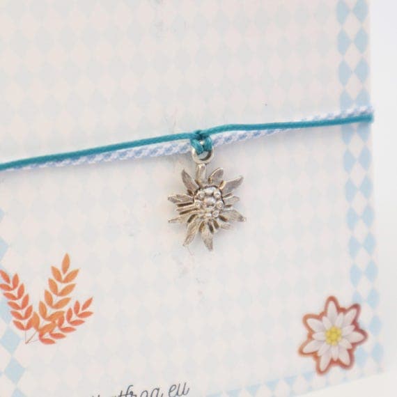 Celebrate Oktoberfest with Edelweiss Bracelet - Handmade Traditional German Jewelry