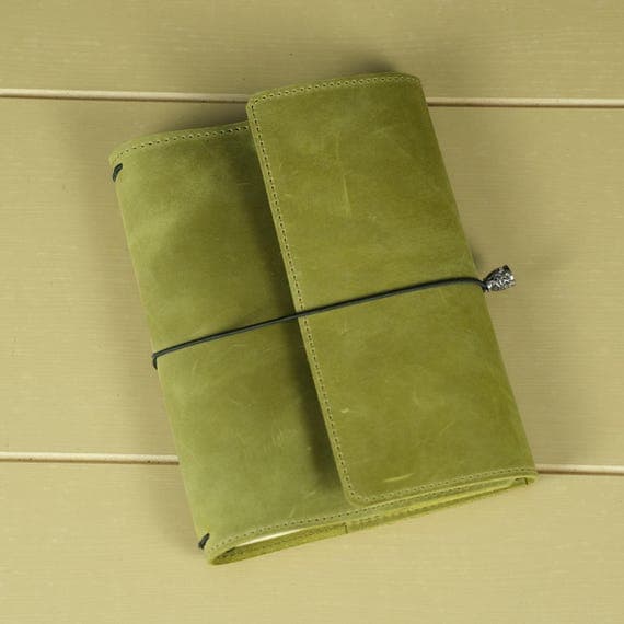 Custom Leather Notebook Cover, Personalized Journal Cover with Pockets, Refillable A5 A4 Travel Notebook with Pen Holder, Gift for Teacher