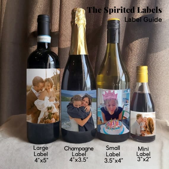 Photo Wine Label/Custom Wine Bottle Label/Personalized Wine Label/Photo Wedding Wine Label/Wine Gift/Engagement Gifts/Gift for Couples