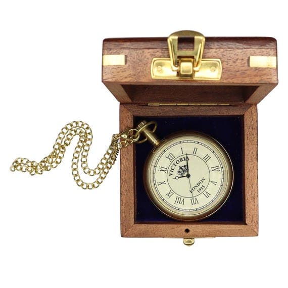 Personalised The Victoria Pocket Watch with Your Text