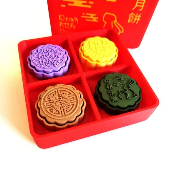 Mooncake Fidget Clickers: Mid-Autumn Festival Gift Set
