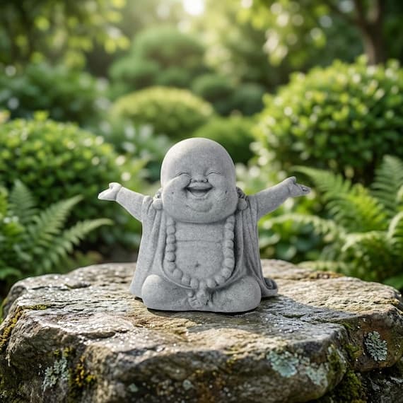 Mini Buddha Statue, Green Sandstone Figurine, Zen Desktop Decor, Small Fish Tank Ornament, Meditation Gift, 3 Styles
